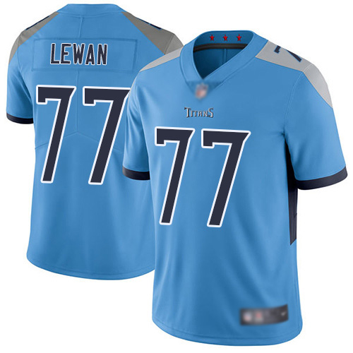 Tennessee Titans Limited Light Blue Men Taylor Lewan Alternate Jersey NFL Football 77 Vapor Untouchable